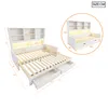 Flieks Tagesbett 90x200cm mit Ausziehbarem Bett, Schlafsofa Produktbild-Vorschau 5