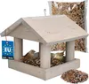 KOTARBAU® Mangeoire à Oiseaux à Suspendre Bois Naturel 26 x Voir les images du produit 1