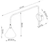 Wandlamp NOX 1 ultramarijn met schakelaar Productafbeelding-voorbeeld 9