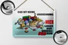 Blechschild Spruch 18x12cm Keine Unordnung überall Ideen Produktbild-Vorschau 2