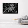 Leinwandbild brünn - stadtplan 100x70 cm Feeby grau Produktbild-Vorschau 2