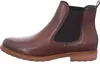 A side view of a brown leather Chelsea boot. Produktbild-Vorschau