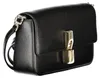 Elegante schwarze Damenschultertasche mit verstellbarem Produktbild-Vorschau 3