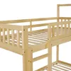 Cama nido de 90x200 cm con barandillas de seguridad, cama Vista previa de la imagen del producto 8