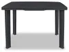 vidaXL Záhradný stôl antracit 101x68x72 cm plast Náhľad obrázku produktu 2