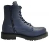 Apple of Eden: Botas de cordones para mujer, color azul, Vista previa de la imagen del producto 1