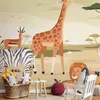Vlies Fototapete - Animals From Jungle Vector Illustration Produktbild-Vorschau 1
