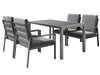 MEXO Gartenlounge-Set Gartenmöbel Set Aluminium Outdoor Produktbild-Vorschau 1