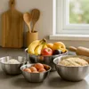 Schüsselset 4-teilig aus Premium-Edelstahl 304 (18/8) Produktbild-Vorschau 4