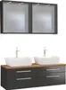 Held Möbel Waschtisch-Set Davos 120 cm mit Spiegelpaneel Produktbild-Vorschau 1