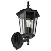 MasterLED Victoria Außenwandleuchte schwarz E27 IP44 Produktbild-Vorschau 4