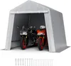 VEVOR prístrešok na náradie, 243,8x243,8x229cm, PE garážový Náhľad obrázku produktu 1
