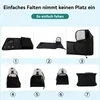 Collage of images showing how to fold a pet carrier. Produktbild-Vorschau