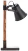 BRILLIANT Lampe Plow Tischleuchte schwarz stahl/holz | 1x Produktbild-Vorschau 3