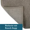 MSV Badteppich 2er Set Badvorleger Duschvorleger Chenille Produktbild-Vorschau 2