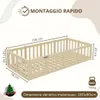 Crazy Pine Letto per Bambini 90x190 cm – Letto Montessori Anteprima dell’immagine prodotto 2
