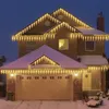 Peviasot 40 LED Eisregen Lichterkette, 2 Stück LED Produktbild-Vorschau 7