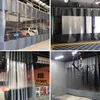 Topchances Transparentní PVC plachta s oky Dělící záclony, Náhled obrázku produktu 8