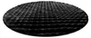Tapis BUBBLE cercle noir 25 IMITATION DE FOURRURE DE LAPIN Voir les images du produit 3