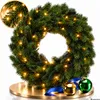 Hochwertiger Türkranz mit Beleuchtung Ø40cm - 49 LEDs Produktbild-Vorschau 1