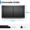 Fußmatte außen alu mit Bürsten schwarz, Schmutzfangmatte 50 Produktbild-Vorschau 5