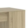 vidaXL Stôl Sonoma dub 102x50x75 cm materiál na báze dreva Náhľad obrázku produktu 6