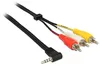 DeLOCK 84724, 3.5mm, Samec, 3 x RCA, Samec, 1,5 m, Černá Náhled obrázku produktu 3