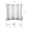 2er Set Kissenbezug 45x45 Dekokissen Kissenhülle Streifen Produktbild-Vorschau 3