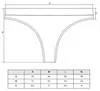 Stringy – dámské tanga, velikost XL – balení 4 kusů – Náhled obrázku produktu 6