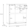 Forte Ganymebe GNMK22L-U59 80x823x34cm barva sv.zelená Podgląd zdjęcia produktu 8