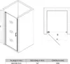 SONNI Duschkabine 80 x 185cm Duschabtrennung Dusche ESG Produktbild-Vorschau 11
