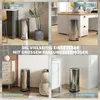 HOMdotCOM HOMdotCOM Poubelle à pédale inox argent 30L Voir les images du produit 11