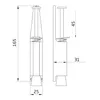 Türfeststeller Bodentürstopper Torstopper Türstopper Produktbild-Vorschau 4