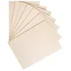A stack of thin wooden boards, fanned out. Produktbild-Vorschau