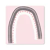 MuchoWow® Mauspad Mousepad Regenbogen - Minimalismus - Rosa Produktbild-Vorschau 1