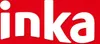 The image shows the word "inka" in large white letters with a shadow effect, set against a solid red background. Podgląd zdjęcia produktu
