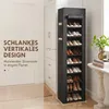 HOMCOM Schuhregal mit 10 Ebenen, Metall Schuhorganizer für Produktbild-Vorschau 5