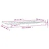 vidaXL Massivholzbett 100x200 cm Kiefer -  Betten & Produktbild-Vorschau 10