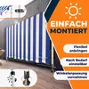 KESSER® Klemmmarkise mit Handkurbel Balkon, Balkonmarkise Produktbild-Vorschau 7