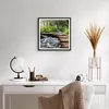 Gerahmtes Poster - Schwarzer Rahmen - Park natur grün bäume Produktbild-Vorschau 6