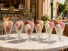 6x Copa Helado Eisbecher mit Fuß 340ml Waffel-Optik Produktbild-Vorschau 5