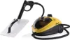A yellow and black steam cleaner with its accessory wand, shown against a white background. Náhled obrázku produktu