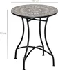 Outsunny Gartentisch Mosaiktisch rund Bistrotisch Produktbild-Vorschau 11