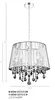 Italux Cornelia lampadario con cristalli cromo MDM-2572/5 W Anteprima dell’immagine prodotto 2