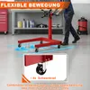 UISEBRT Stojan na motor 570 kg červený, otočný o 360° a Náhled obrázku produktu 5