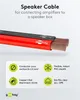 Goobay 67735 Kabel głośnikowy czerwony/czarny CCA, 10 m - Podgląd zdjęcia produktu 3