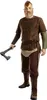 A man dressed in a Viking costume holding an axe. Produktbild-Vorschau