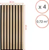 Panneaux acoustiques aspect bois 60 x 30 cm comme Voir les images du produit 2