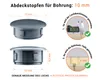 Blindstopfen für Bohrung 10 mm Anthrazit 50 Stück Produktbild-Vorschau 2