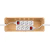 Relaxdays Scatola porta cavi per 2 prese multiple, bambù, A Anteprima dell’immagine prodotto 6